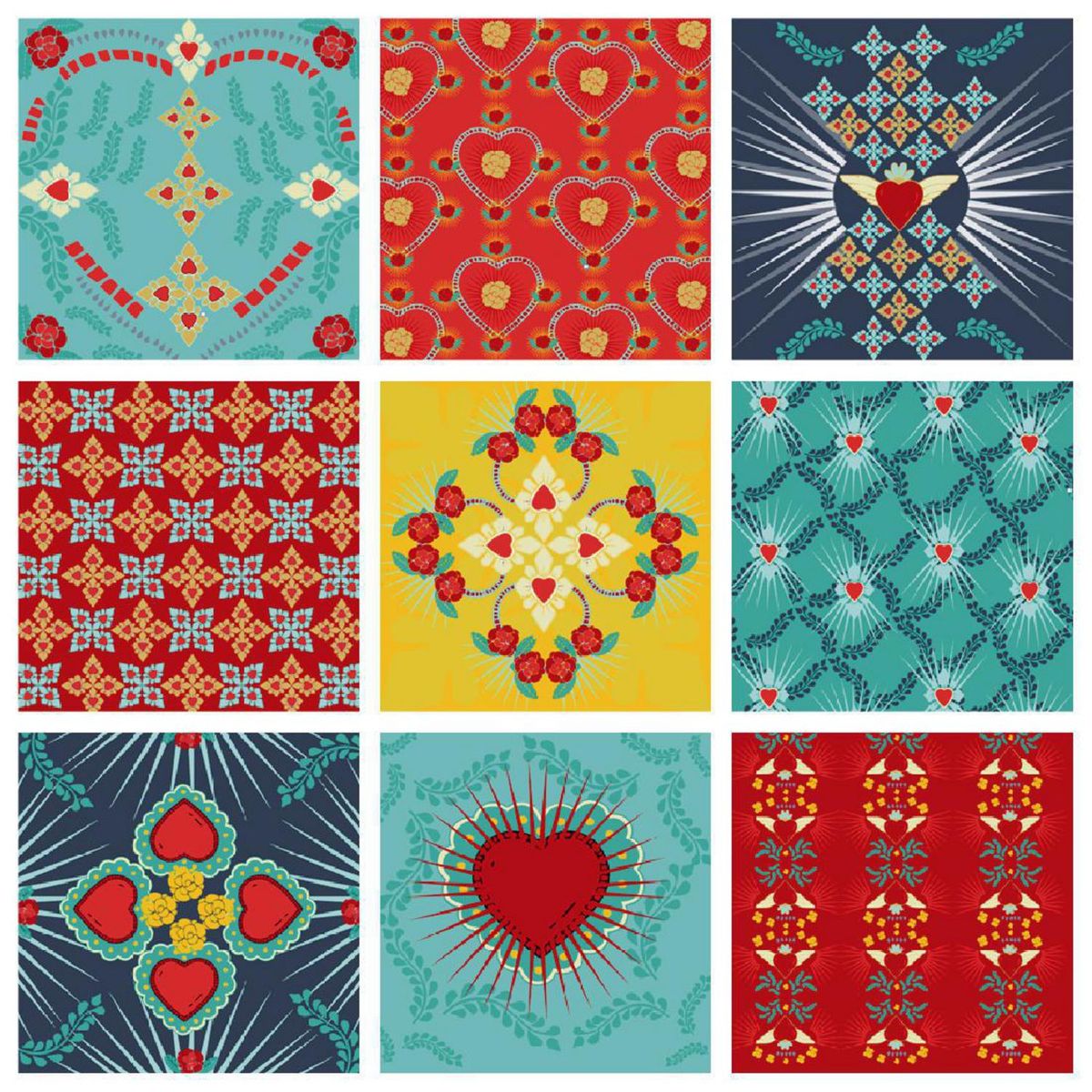 KANTU - Autoadhesivo pasion 15x15 9u