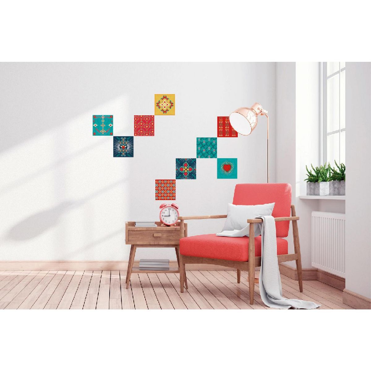 KANTU - Autoadhesivo pasion 15x15 9u