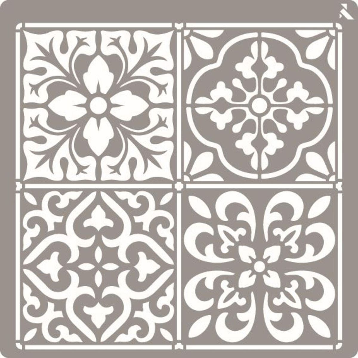 PINTURAS LA PAJARITA - Stencil Mosaique 20x20