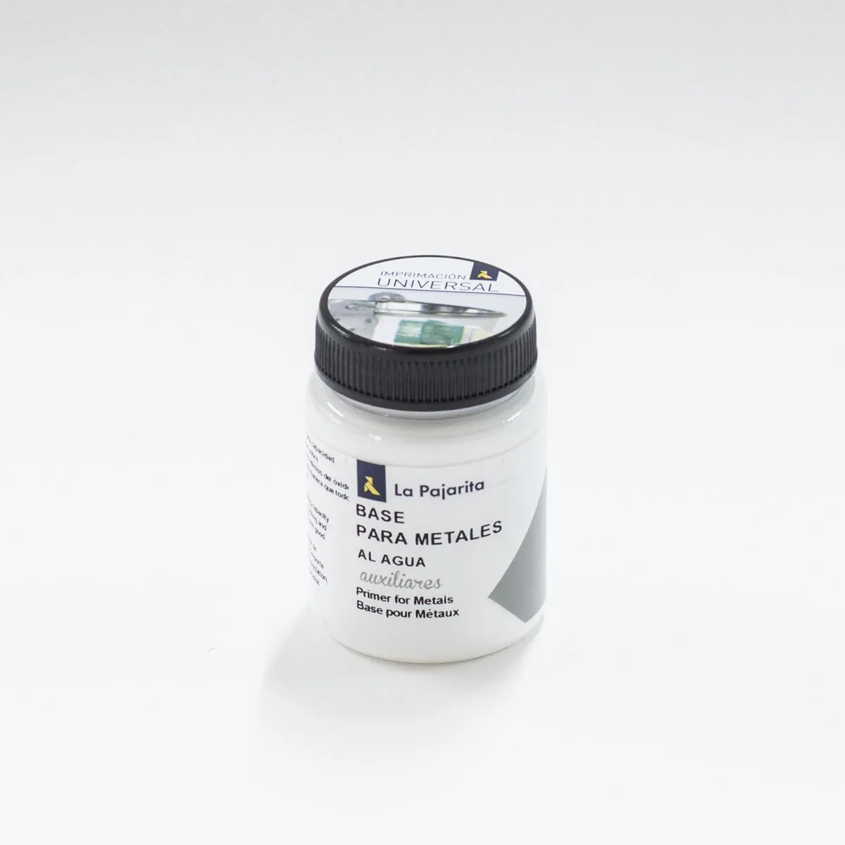 PINTURAS LA PAJARITA - Imprimación al Agua Frasco (plástico/vidrio) 0.25 l Mate Blanco