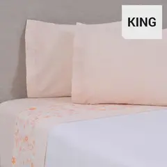 MASHINI - Sábana Estampada Ginger King 144 Hilos Multicolor
