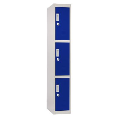 Locker Officelock 1 cuerpo 3 casilleros Azul