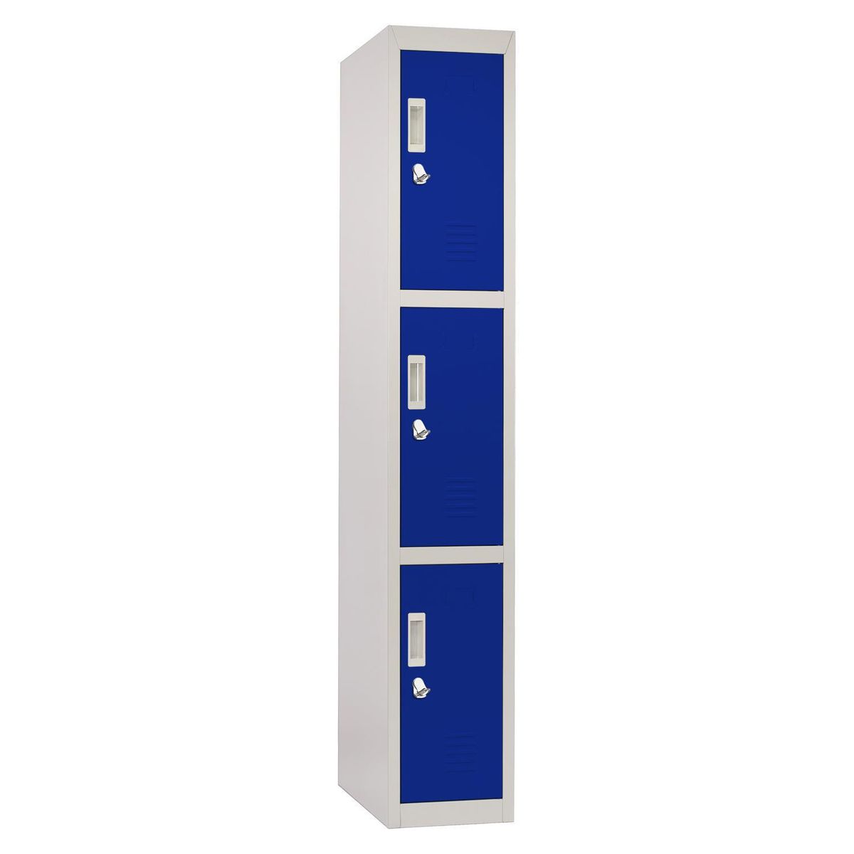 MALETEK - Locker Officelock 1 Cuerpo 3 Puerta(s) 28x166x53 cm Azul