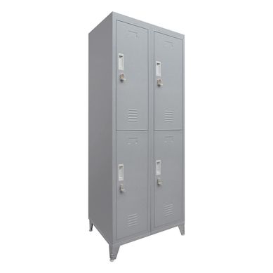 Locker M 2 cuerpos 4 casilleros