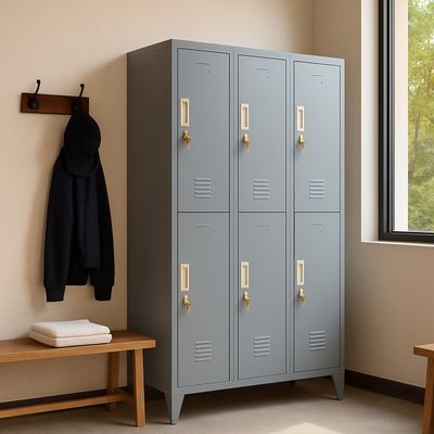 Imagen 2 del producto Locker M 4 Cuerpos 8 Puerta(s) 111x166x52 cm Gris