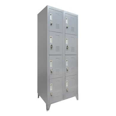Locker M 2 cuerpos 8 casilleros