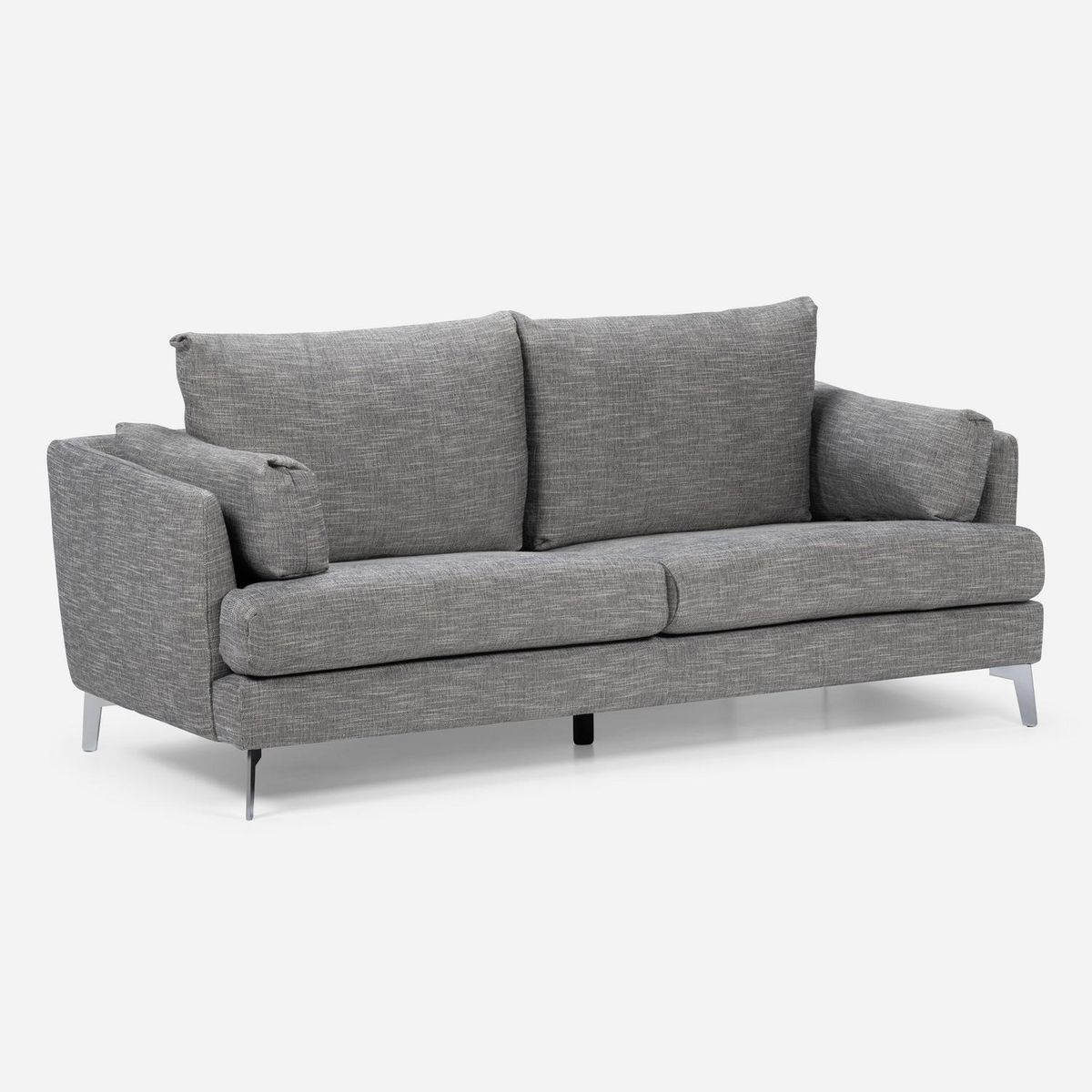 ROSEN - Sofá 3 cuerpos Tela/Madera