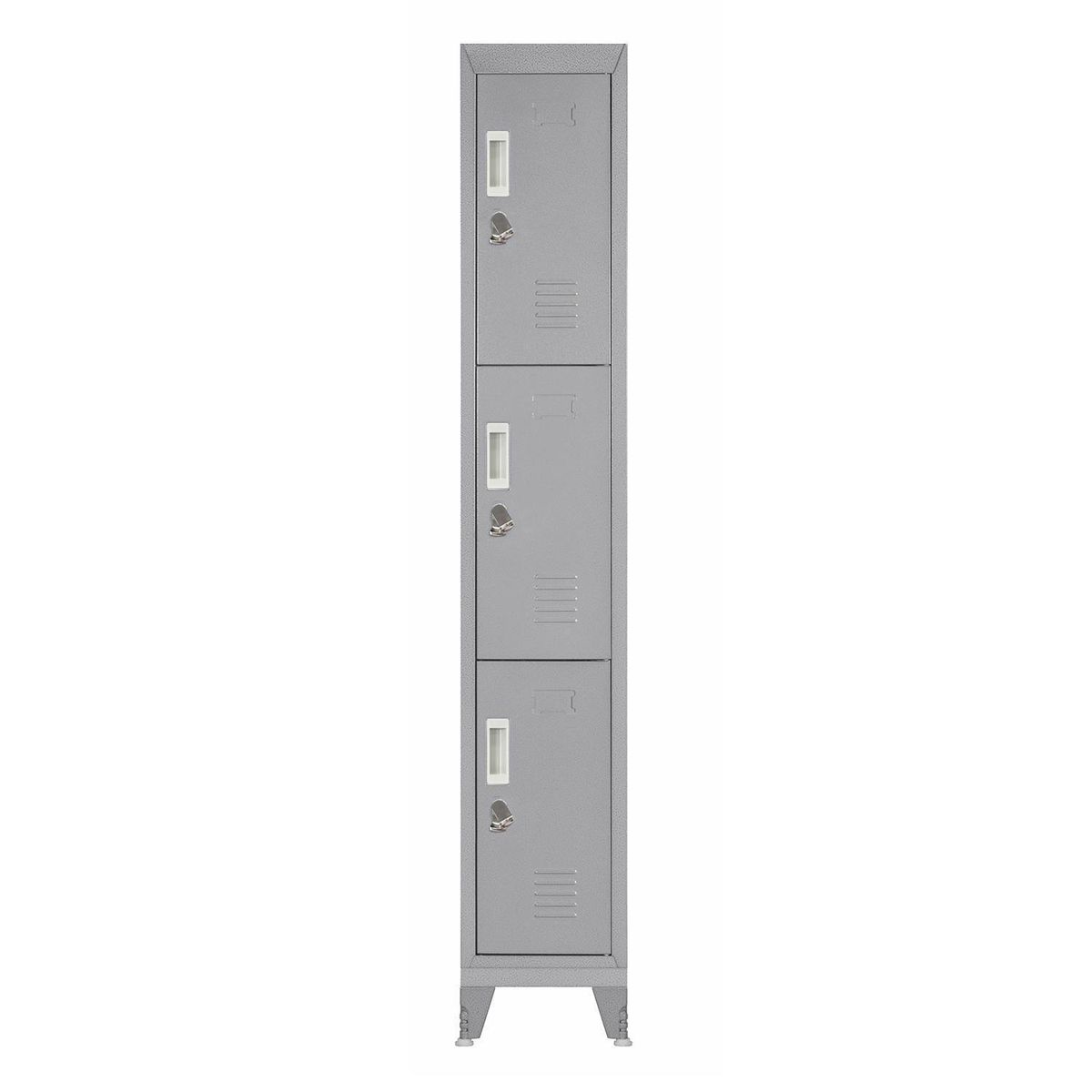 MALETEK - Locker M 1 Cuerpo 3 Puerta(s) 29x166x52 cm Gris