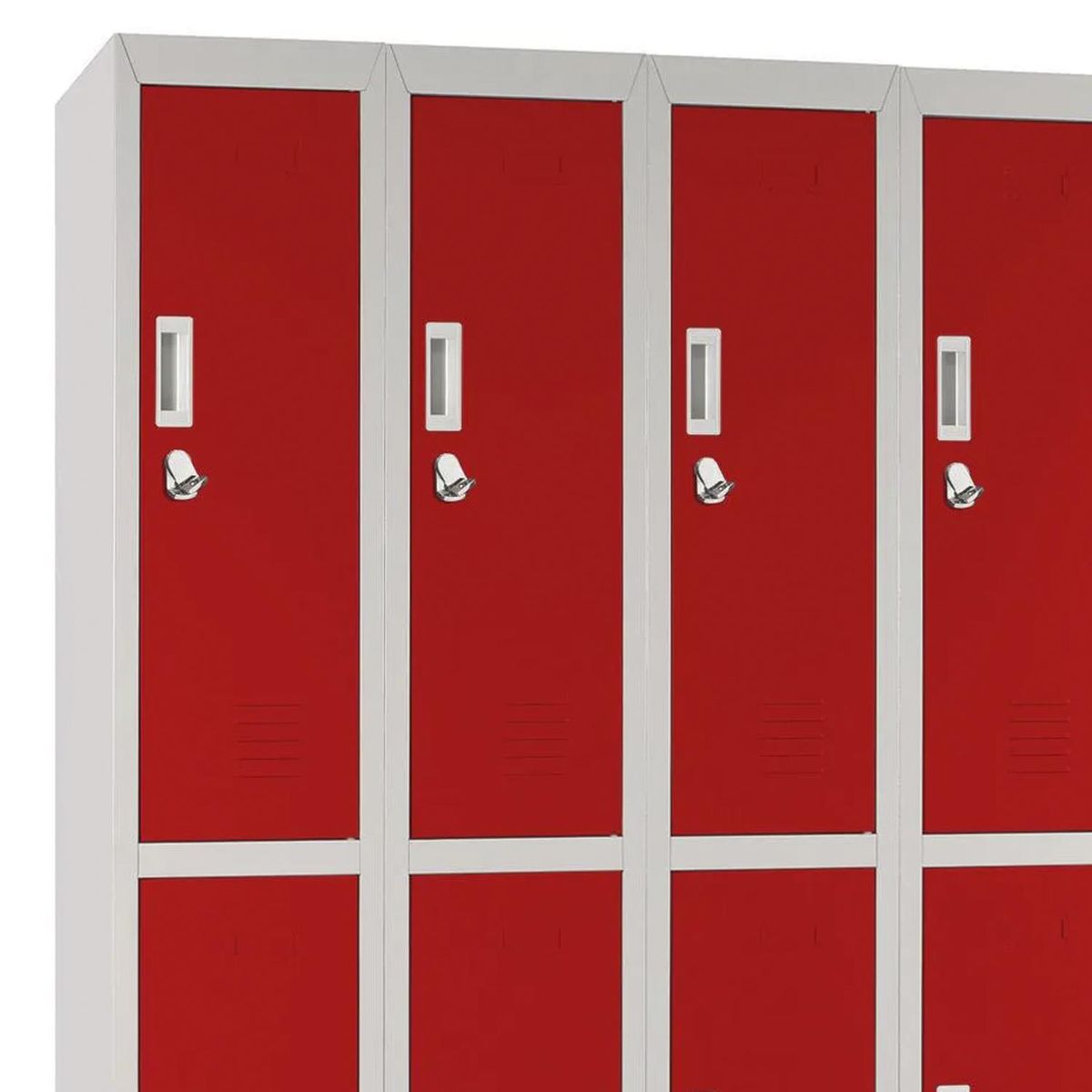 MALETEK - Locker Officelock 5 Cuerpos 10 Puerta(s) 137x166x53 cm Rojo