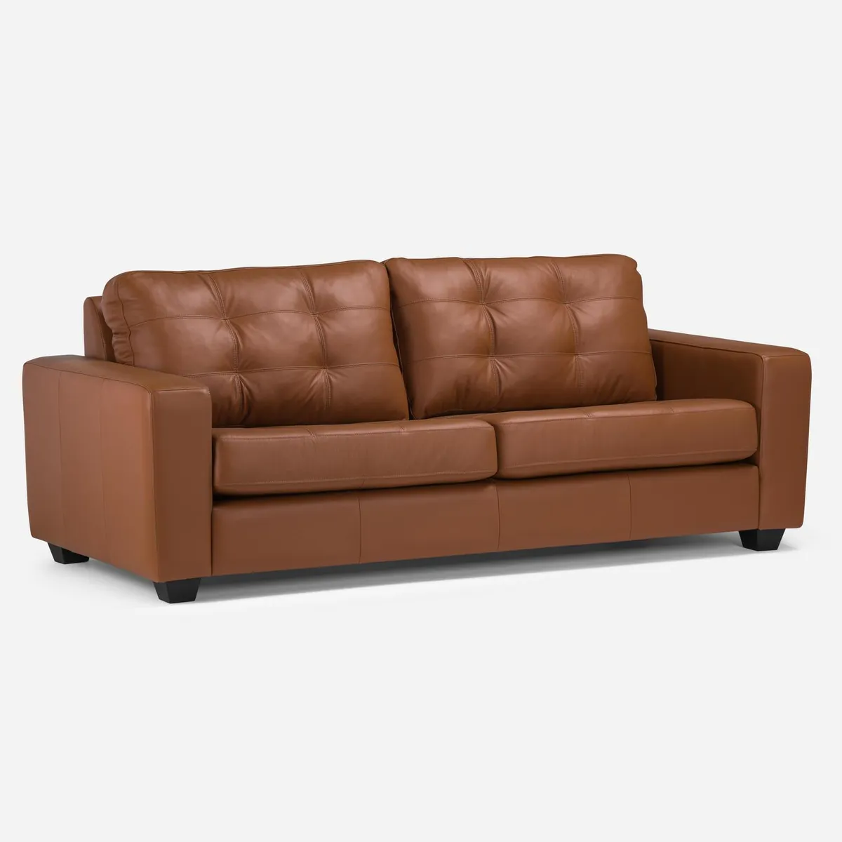 ROSEN - Sofá Manet 3 Cuerpos Cuero Pigmentado