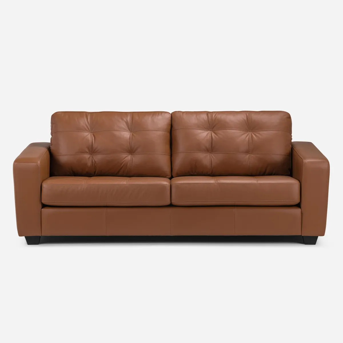 ROSEN - Sofá Manet 3 Cuerpos Cuero Pigmentado