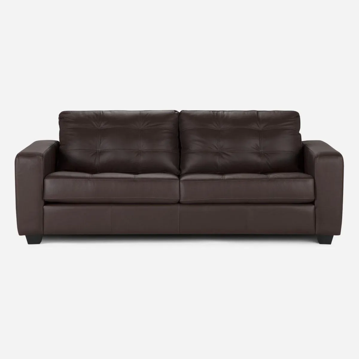 ROSEN - Sofá Manet 3 Cuerpos Cuero Pigmentado