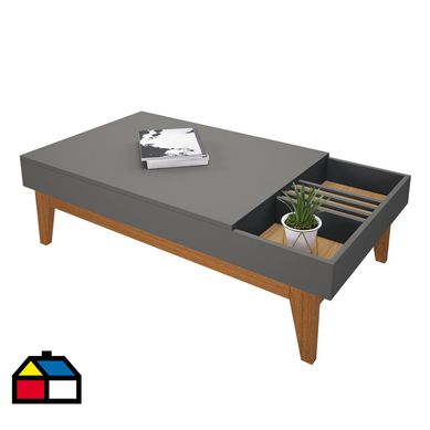 Mesa de centro Vitta 117x60x32 Gris