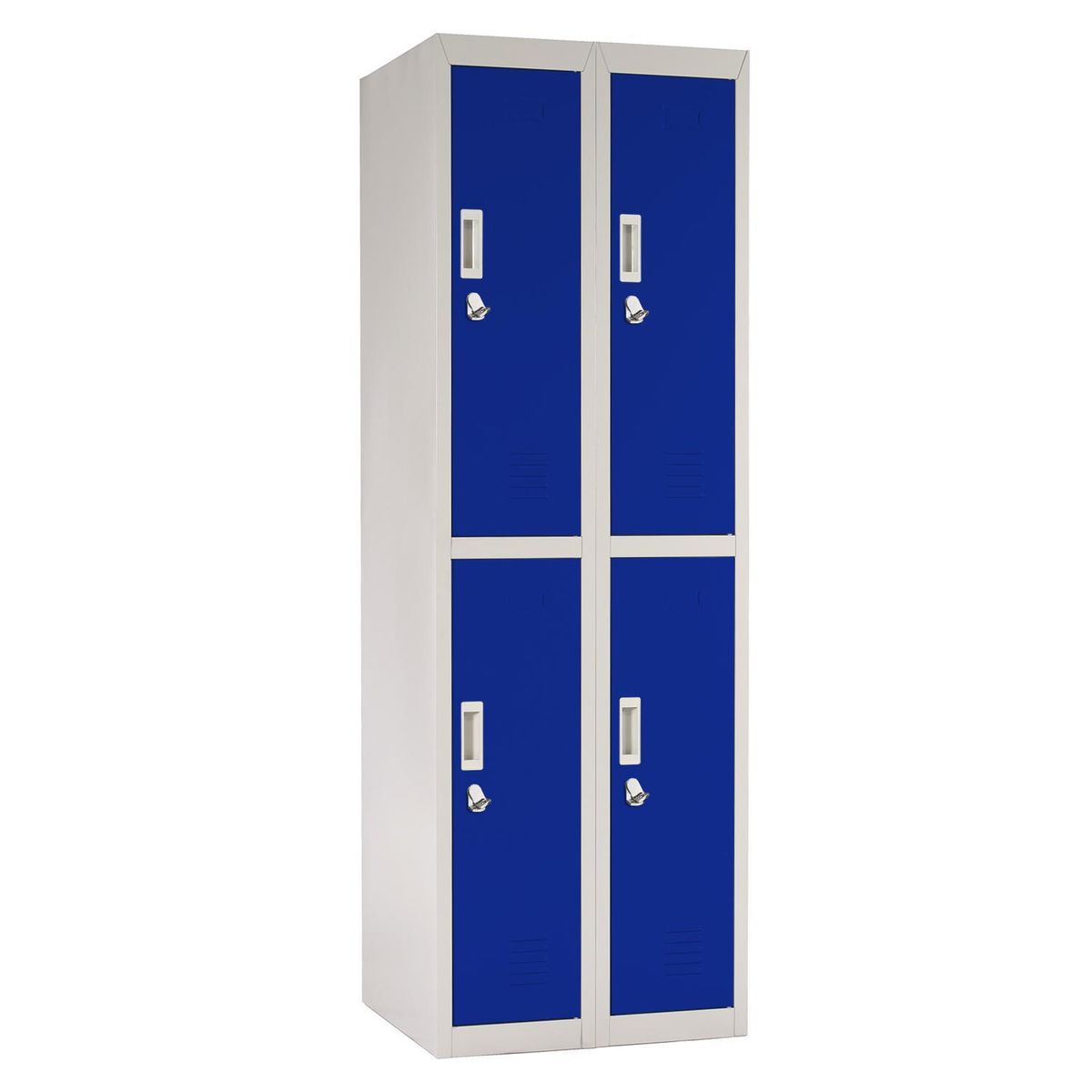 MALETEK - Locker Officelock 2 Cuerpos 4 Puerta(s) 57x166x53 cm Azul