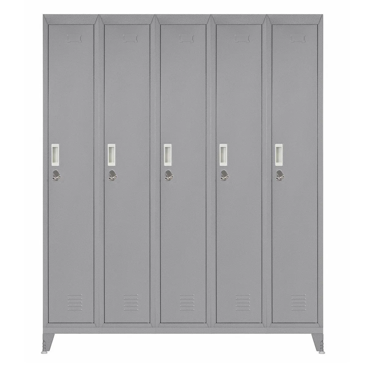 MALETEK - Locker M 5 Cuerpos 5 Puerta(s) 137x166x52 cm Gris