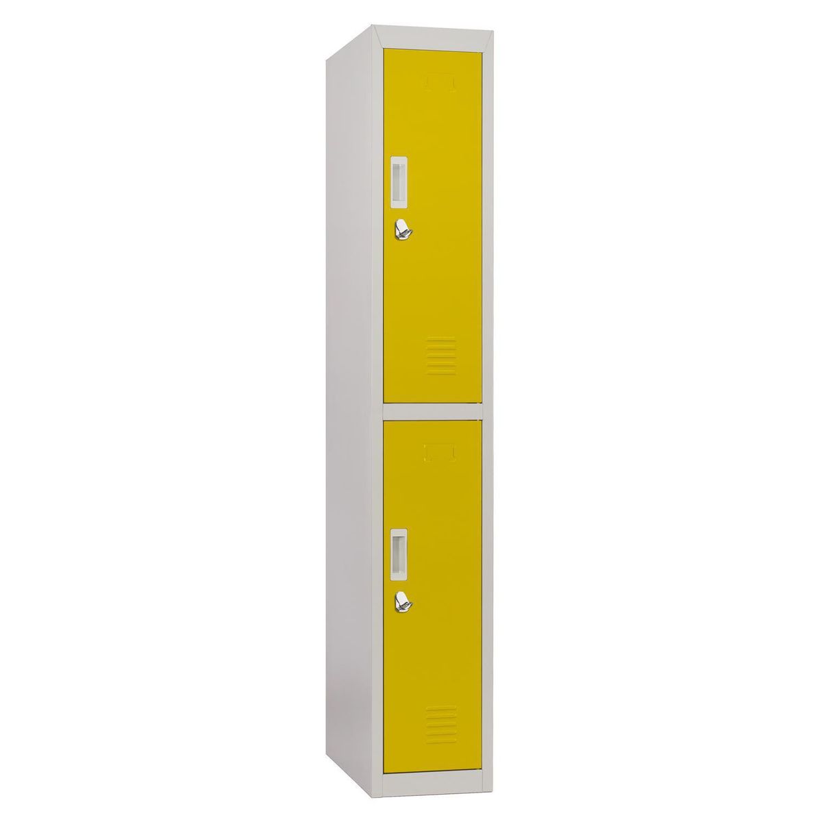 MALETEK - Locker Officelock 1 Cuerpo 2 Puerta(s) 28x166x53 cm Amarillo
