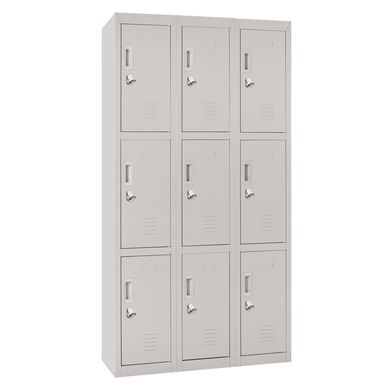 Locker Officelock 3 cuerpos 9 casilleros