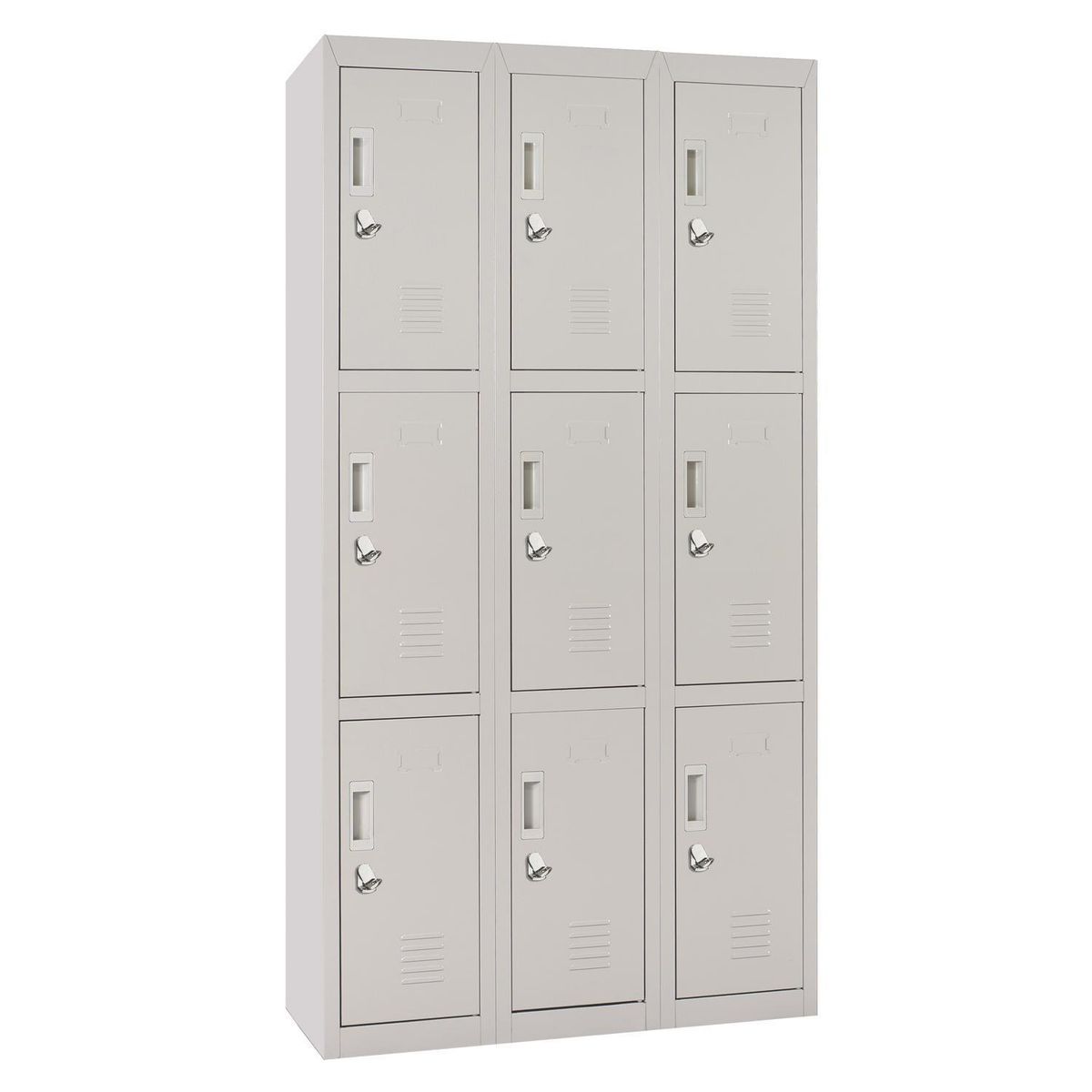 MALETEK - Locker Officelock 3 Cuerpos 9 Puerta(s) 83x166x52 cm Gris