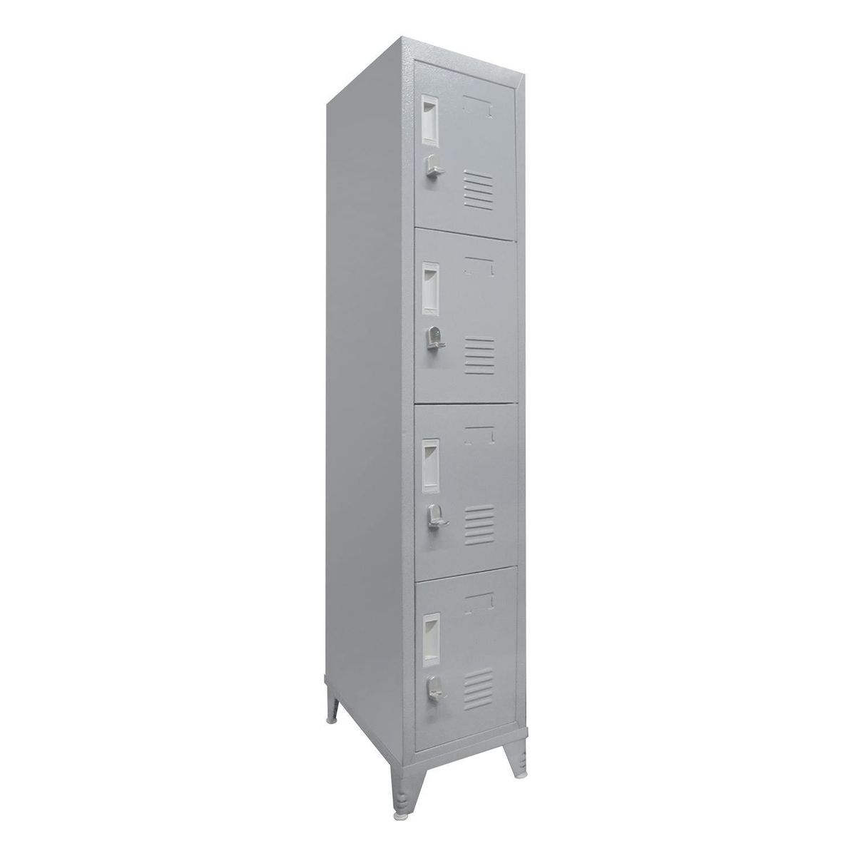 MALETEK - Locker M 1 Cuerpo 4 Puerta(s) 29x166x52 cm Gris