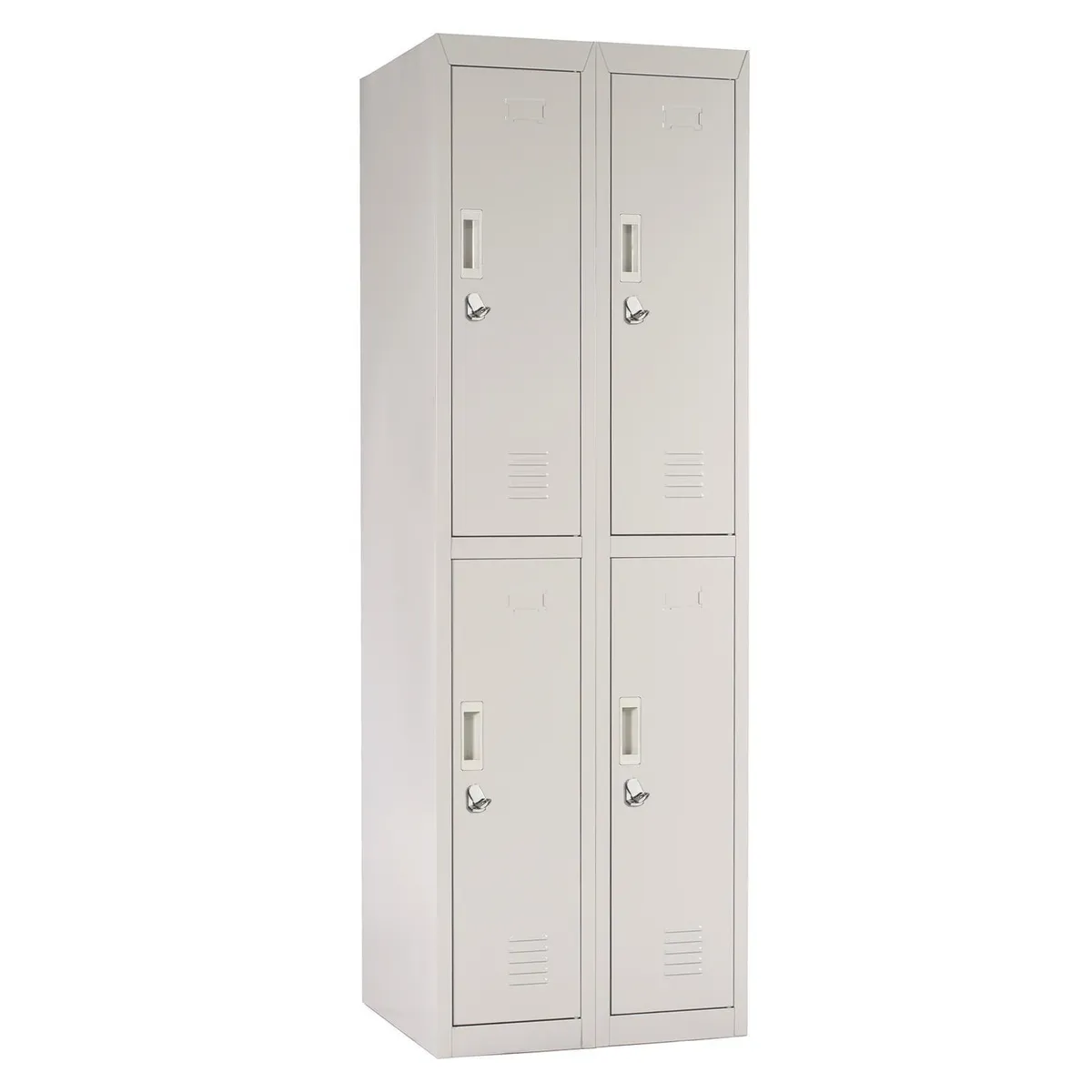 MALETEK - Locker Officelock 2 Cuerpos 4 Puerta(s) 57x166x52 cm Gris