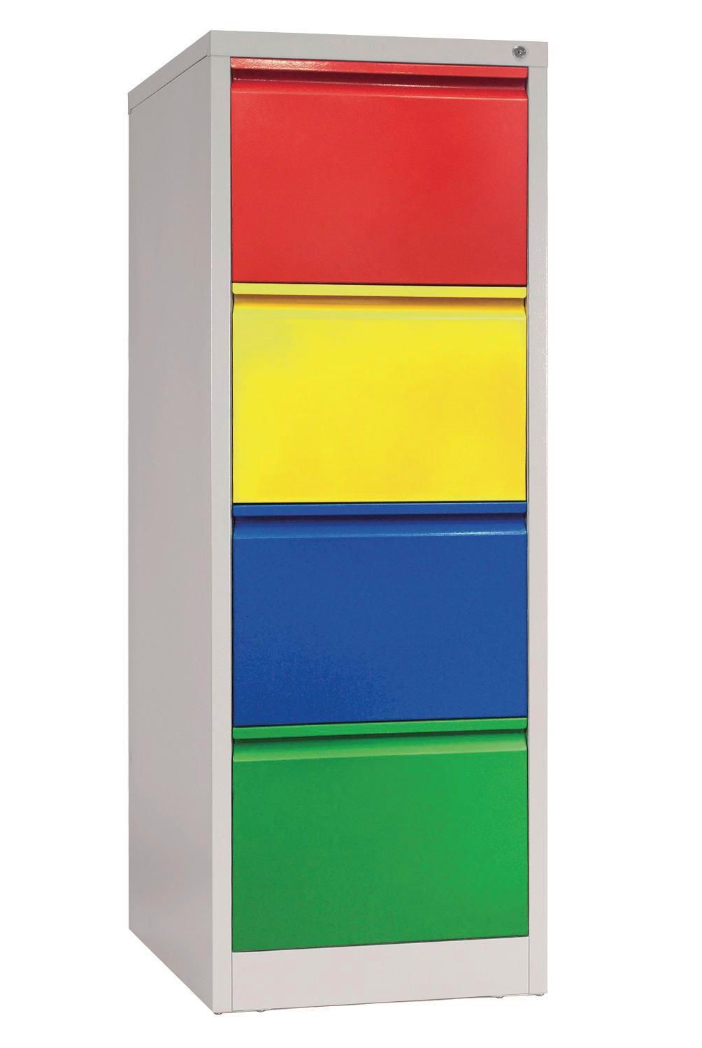 MALETEK - Kardex 4 Cajones Llave Multicolor