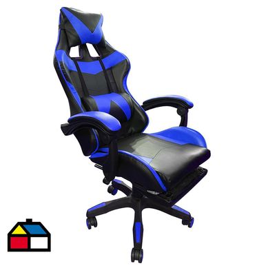 Silla estilo Gamer Azul