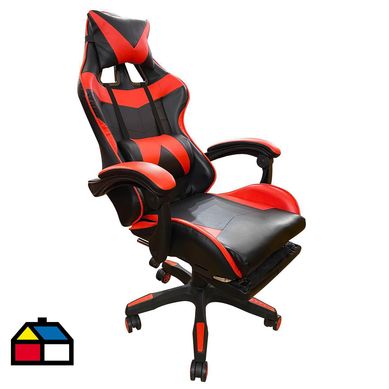 Silla Gamer Rojo-Negro