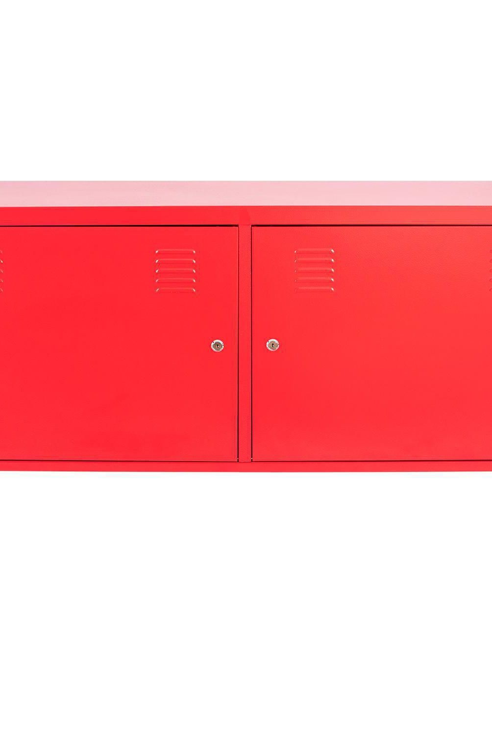 MALETEK - Tv Cabinet 2 puertas rojo