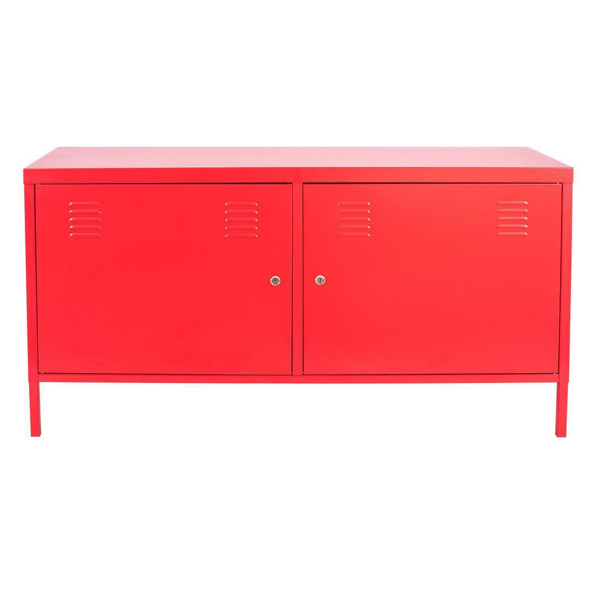 MALETEK - Tv Cabinet 2 puertas rojo