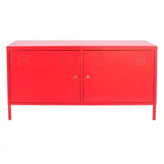 MALETEK - Tv Cabinet 2 puertas rojo