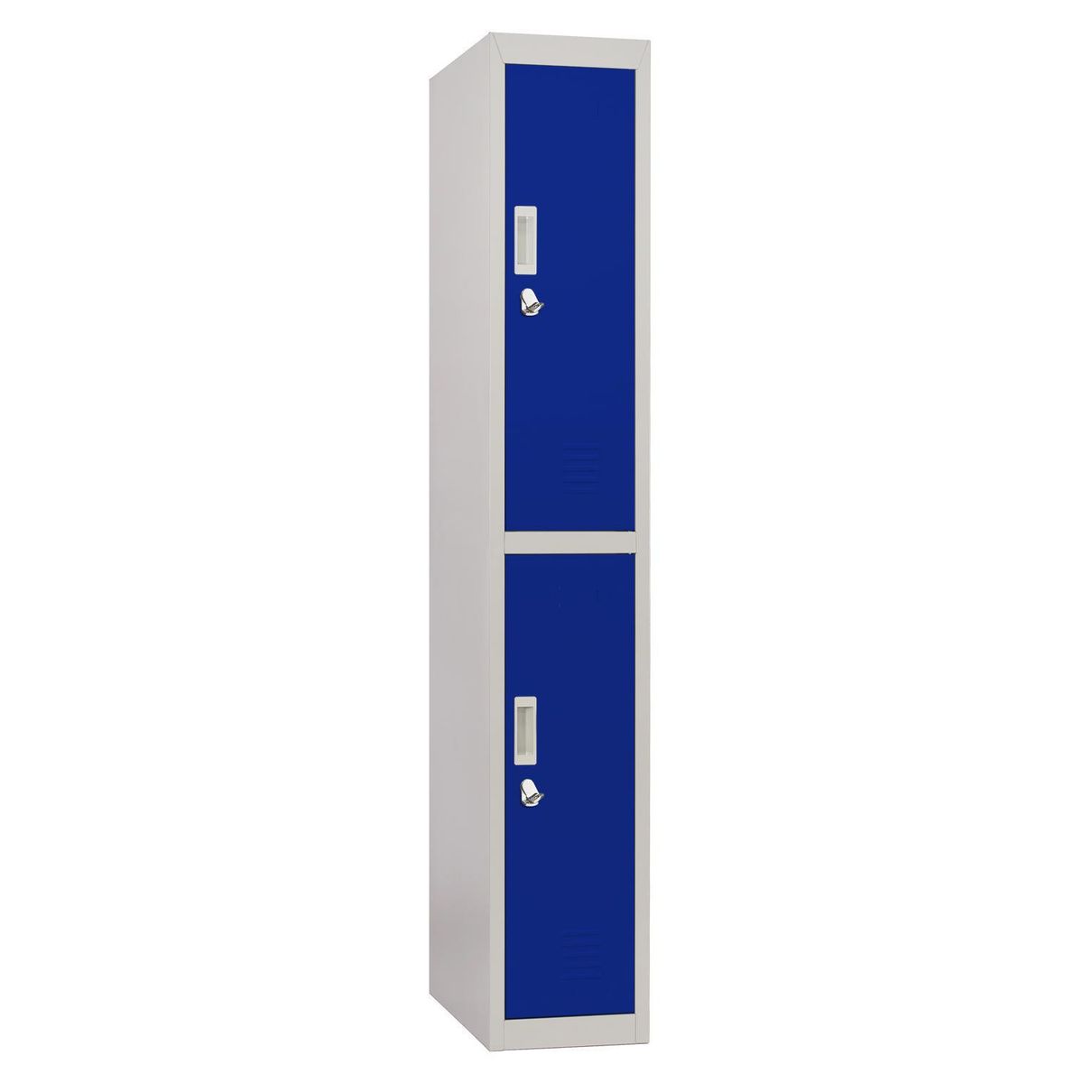 MALETEK - Locker Officelock 1 Cuerpo 2 Puerta(s) 28x166x53 cm Azul
