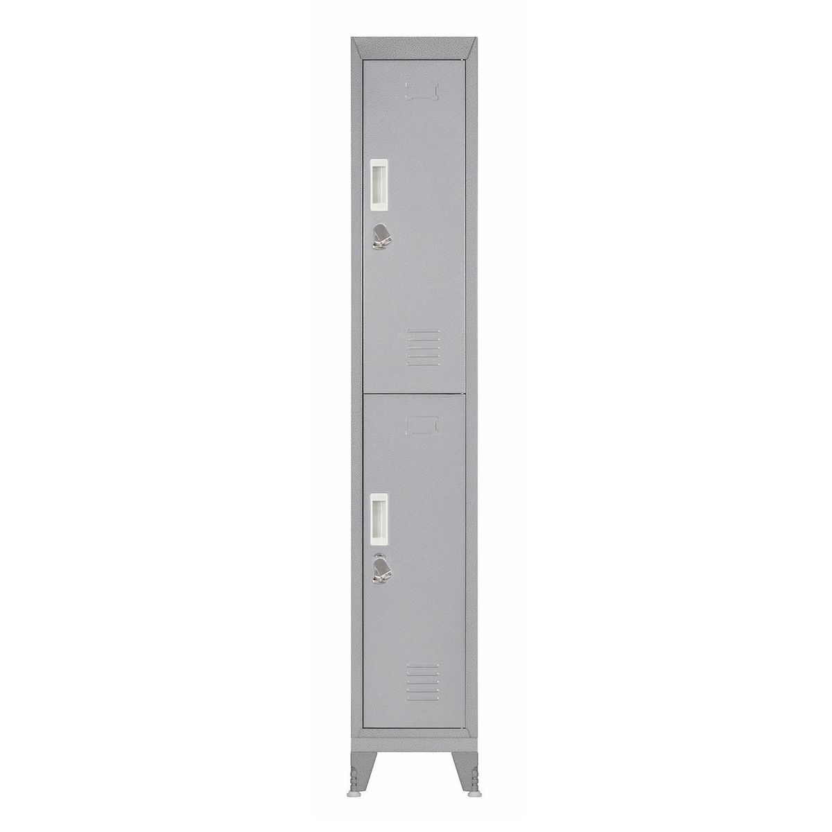 MALETEK - Locker M 1 Cuerpo 2 Puerta(s) 29x166x53 cm Gris