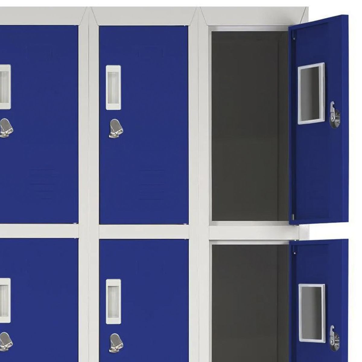 MALETEK - Locker Officelock 3 Cuerpos 9 Puerta(s) 83x166x53 cm Azul