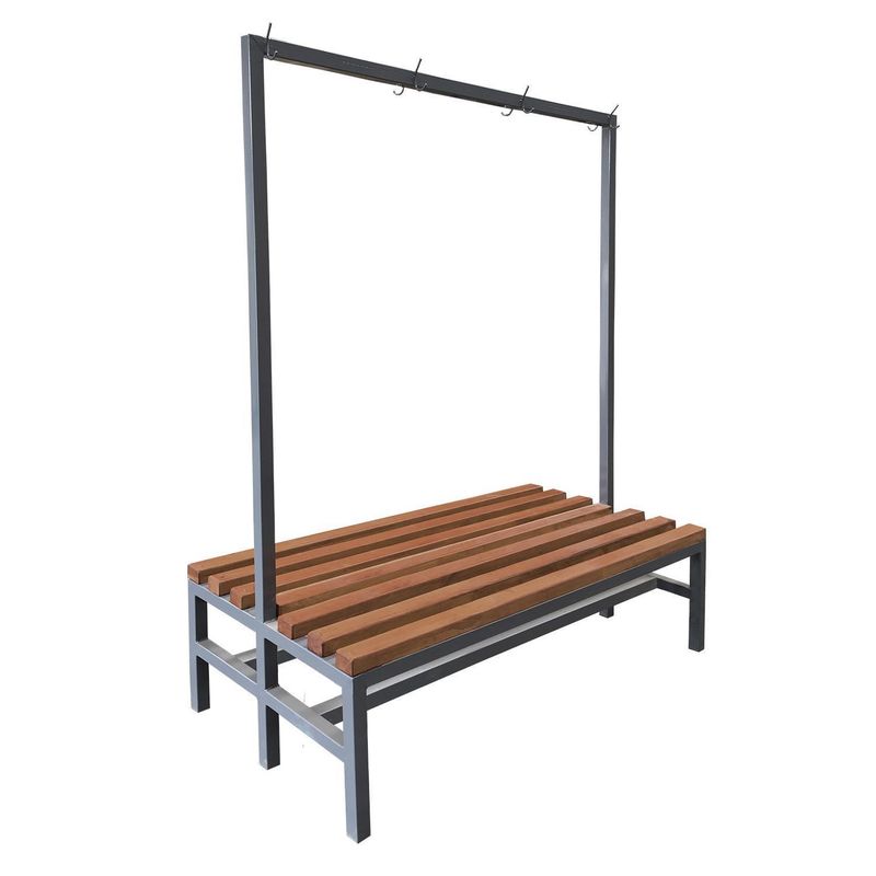 MALETEK - Banqueta para Terraza Madera  Café 180x150x