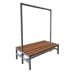 MALETEK - Banqueta para Terraza Madera Café 180x150x