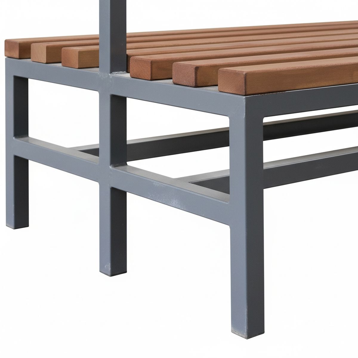 MALETEK - Banqueta para Terraza Madera Café 180x150 cm