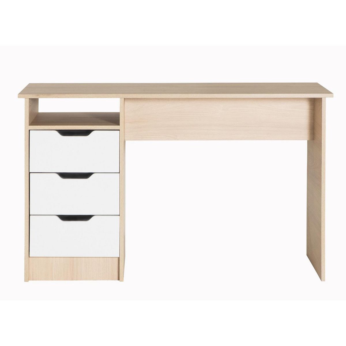 MOBIKIT - Escritorio Granada Carvalo- Blanco 120X50X75