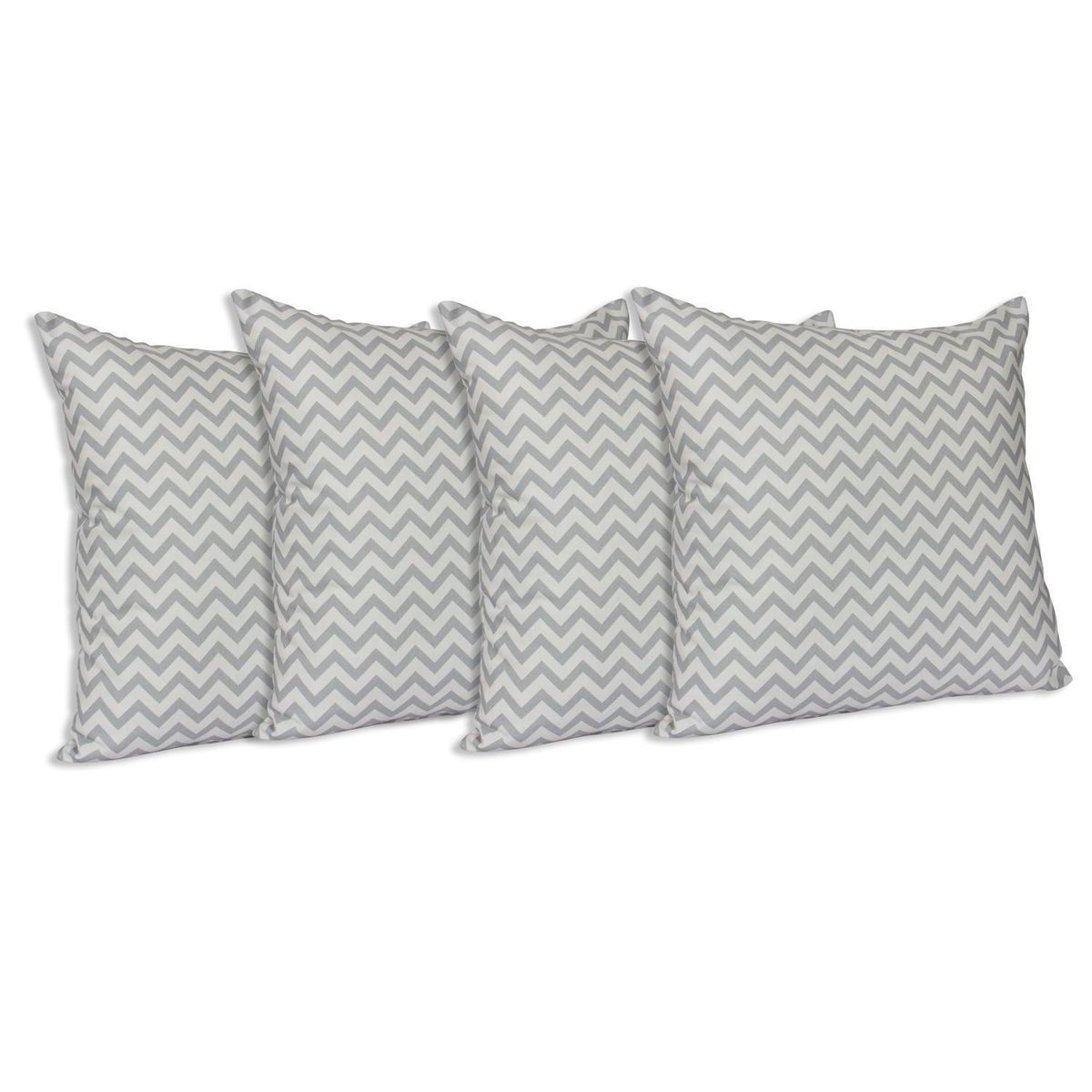 MASEL - Set de 4 Cojines Lona Estampado 50x50 cm