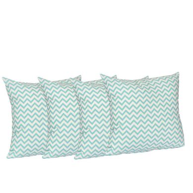Set de 4 Cojines Lona Estampado 50x50 cm