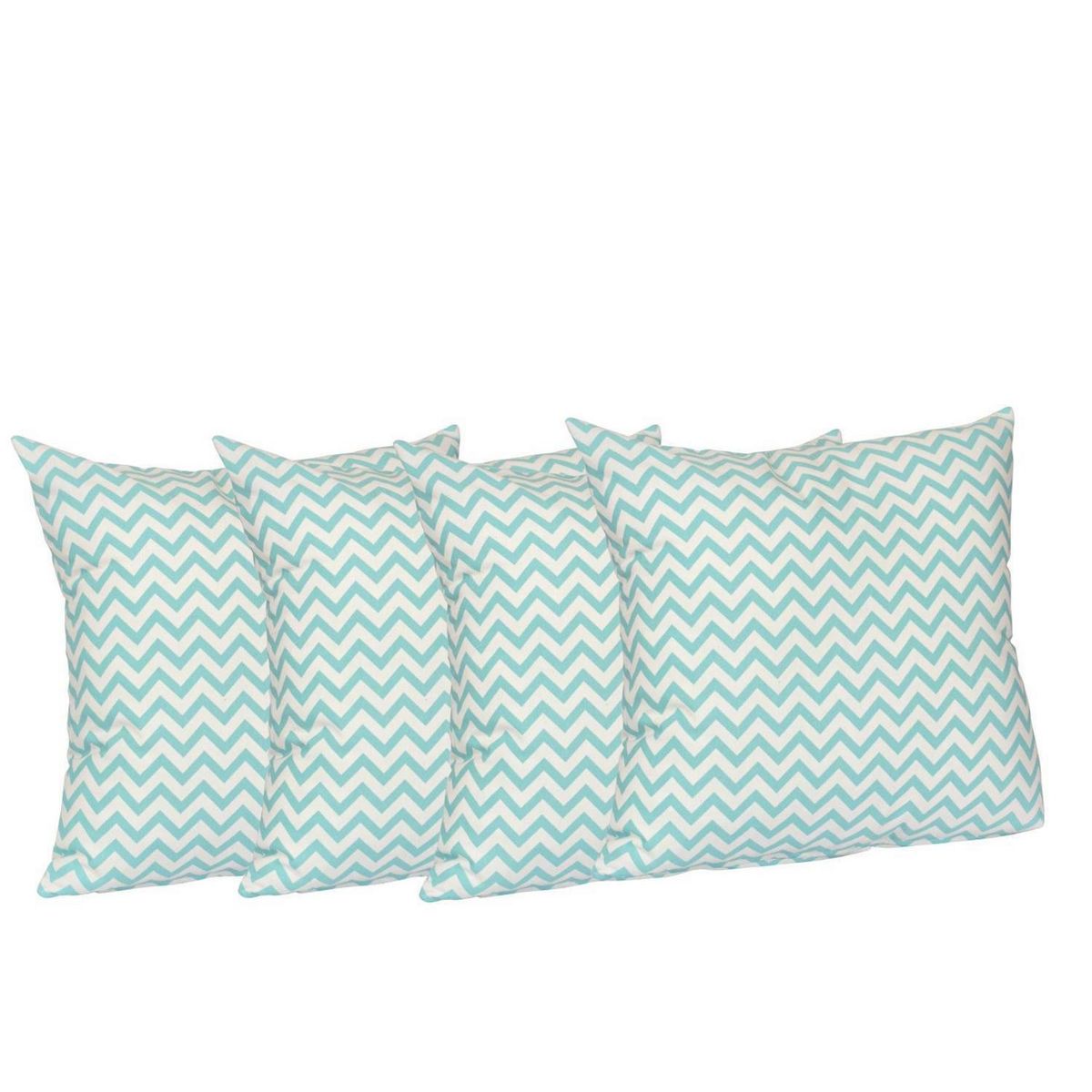 MASEL - Set de 4 Cojines Lona Estampado 50x50 cm