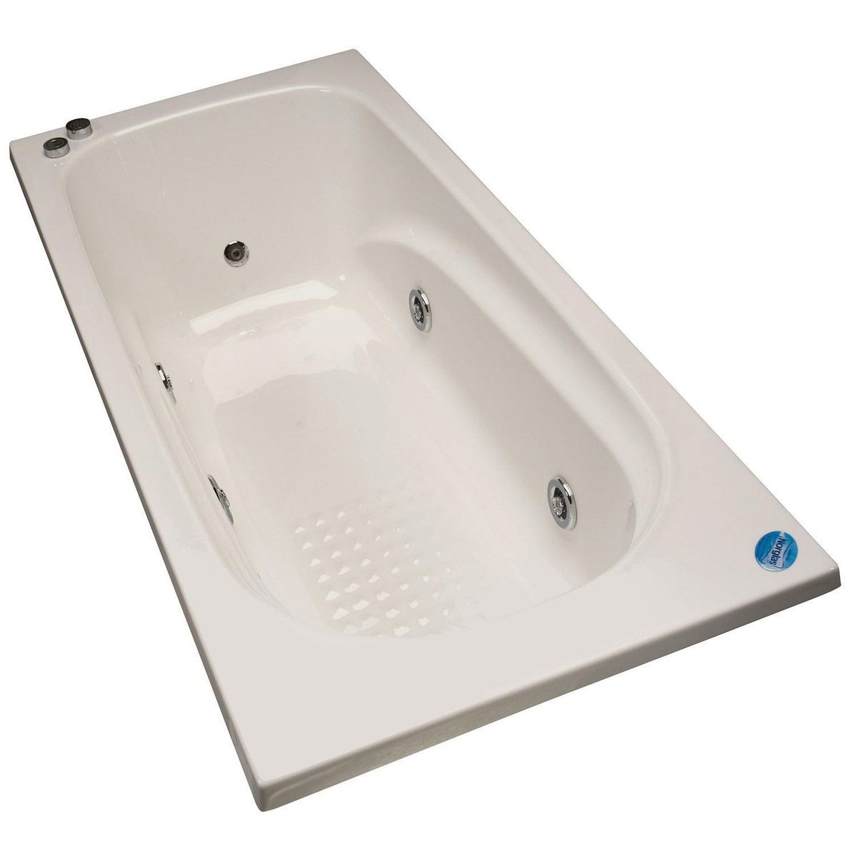 NORGLAS - Tina de hidromasaje 150cm x 70cm norglas olimpo 5 jets izquierda