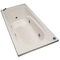 NORGLAS - Tina de hidromasaje 150cm x 70cm olimpo 5 jets izquierda