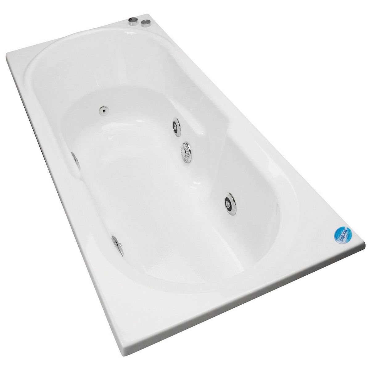 NORGLAS - Tina 160cm x 70cm  hidromasaje Jios 5 jets izquierda norglas