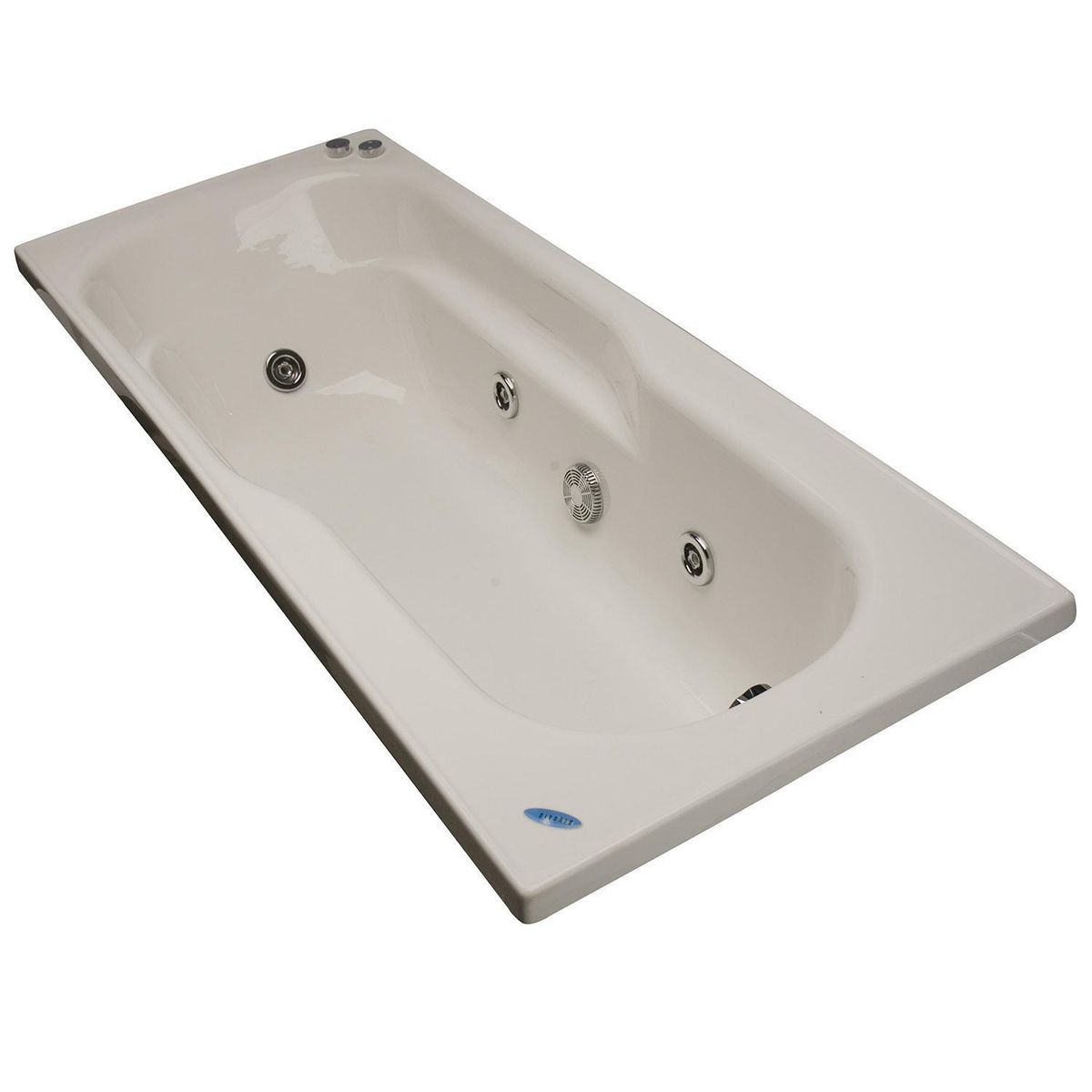 NORGLAS - Tina de hidromasaje 170cm x 70cm norglas logic 5 jets izquierda