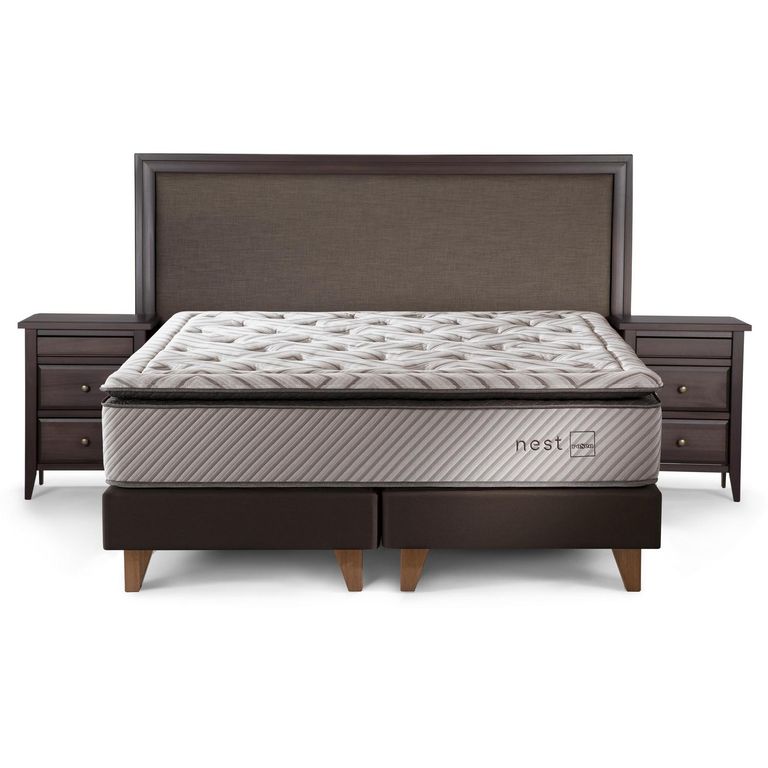 Cama King Europea Nest Blanco