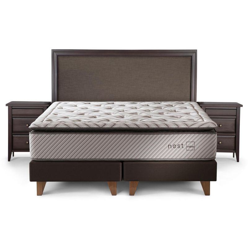 ROSEN - Cama 2 Plazas Europea Nest Blanco