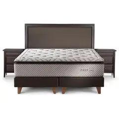 ROSEN - Cama 2 Plazas Europea Nest Blanco
