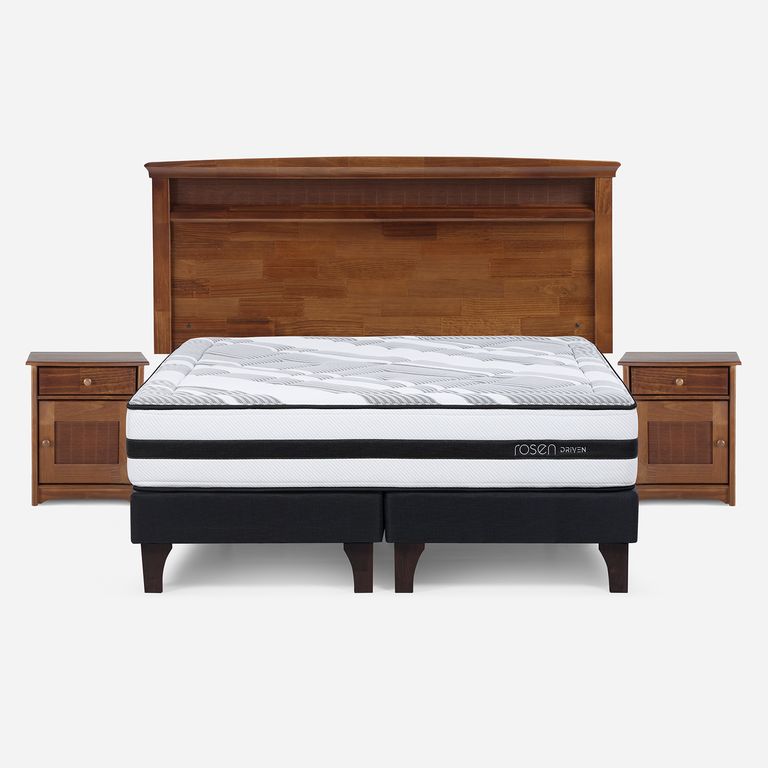 ROSEN Cama King Europea Driven Negro