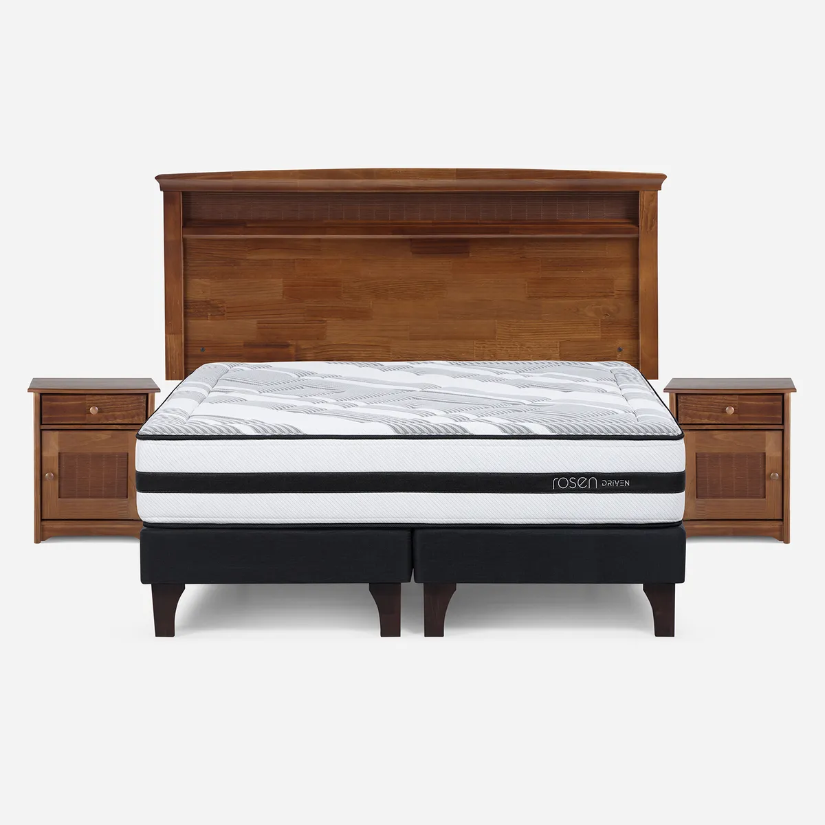 ROSEN - Cama King Europea Driven Blanco