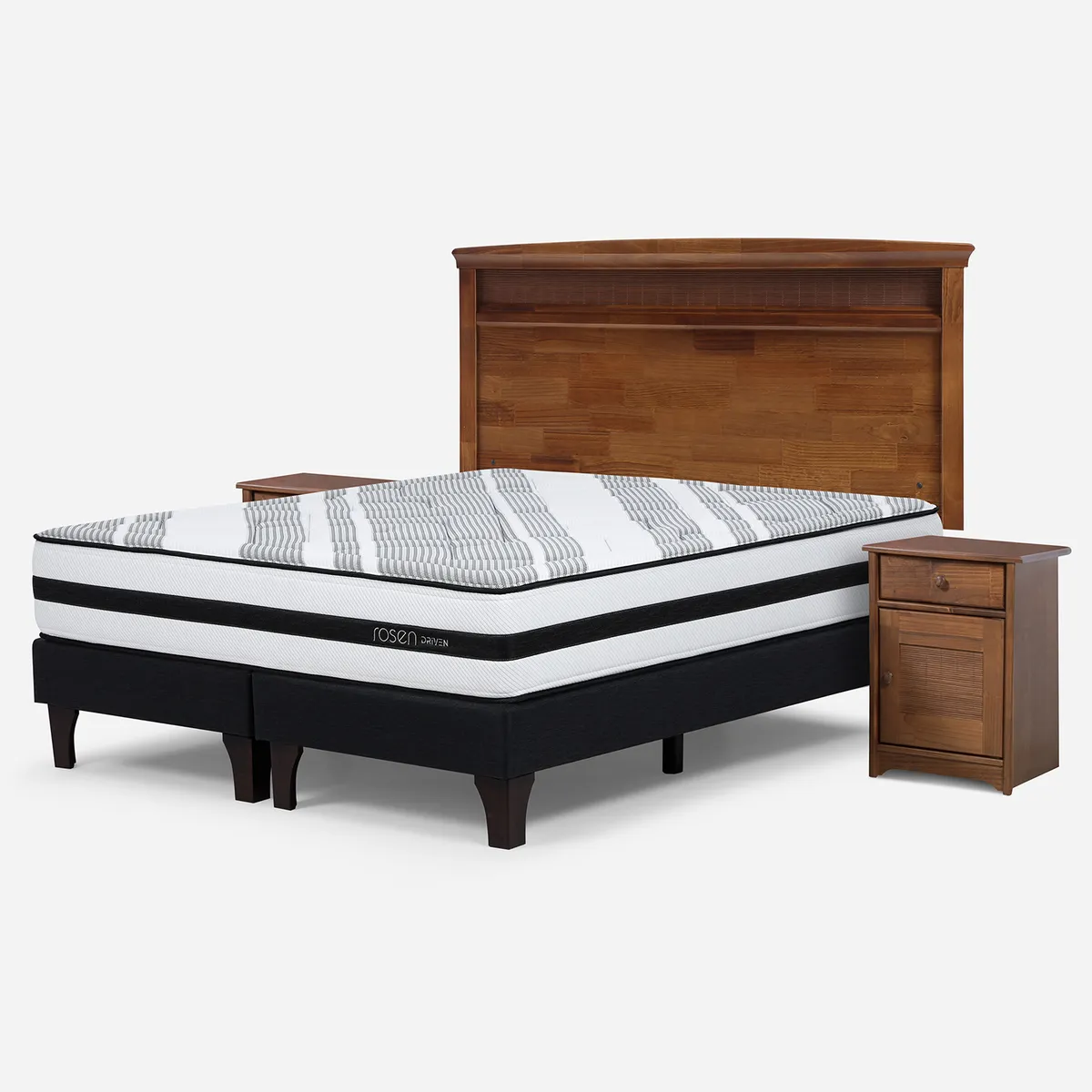 ROSEN - Cama King Europea Driven Blanco